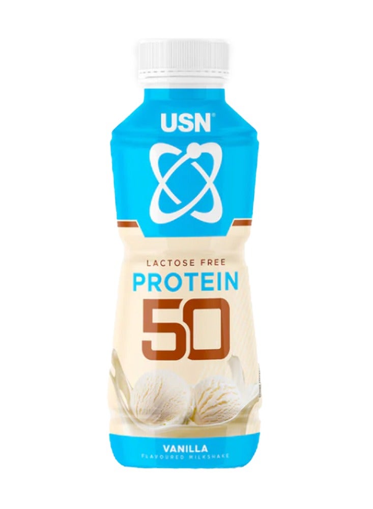 يو إس إن ميلك شيك بروتين بنكهة الفانيليا من USN Trust، 500 مل - Image 1